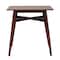 Baxton Studio Leena Mid-Century Modern Walnut Brown Finished Wood Counter Height Pub Table 234-13285-ZORO - alternate 2